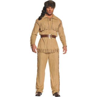 Frontier Man Adult Costume davy crockett,woods man,frontiersm an