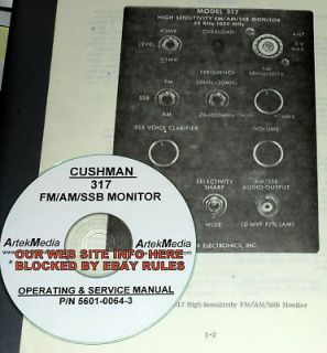 CUSHMAN 304 Preselector Operating and Service Manual ( excellent