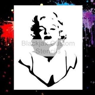 Marilyn Monroe 02 Airbrush Stencil,Templa te