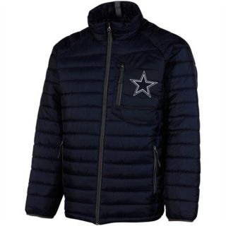 NFL Dallas Cowboys Navy Blue Full Zip Hoodie Sweatshirt Jacket Mens