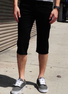Capri Skinny Cut off Shorts, For Men. Made in America. 98%cotton 2%