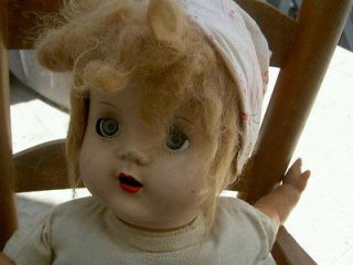 Vintage Baby Doll (Closes eyes  Cries) 18inch long Needs Someone To