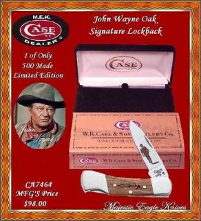 Case CA7464 John Wayne Oak Signature Small Lockback Knife