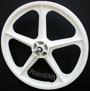Skyway 20 TUFF WHEELS II old school bmx sealed Mags WHITE  New Made