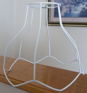 Lamp Shade Wire Frame Victorian Scollaped Edge Floor  Desk  Stand