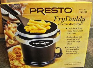 FRY DADDY Electric Deep Fryer   NEW in the Box   Presto 05420