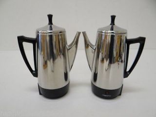 LOT OF COFFEE MAKERS 2 Stainless Steel Coffee Maker  12 CUP CAPACITY