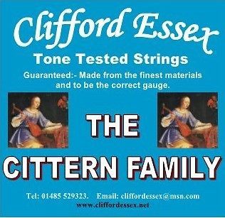 CITTERN STRINGS. A COMPREHENSIVE RANGE OF OUR HIGH QUALITY STRINGS