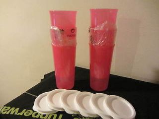 NEW Tupperware STACKING TUMBLER SET of 6 WITH Lids **You Choose SIZE**