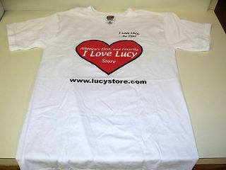 Love Lucy Womens T Shirt   White – I Love Lucy Store   NEW