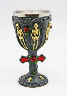 Medieval Skull Chalice/Wine Goblet