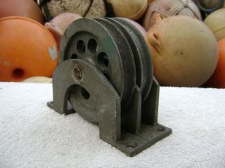 INCH WILCOX CRITTENDEN STEEL PULLEY BLOCK BOAT SHIP TACKLE