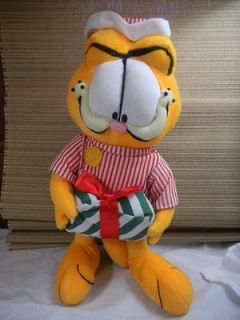 Small Garfield The Cat Christmas Pajamas Outfit Plush Toy NANCO PAWS