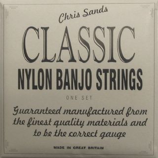string banjo strings Chris Sands classic superior nylon heavy gauge