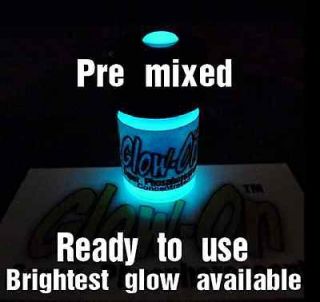 Glow on BLUE day color glow in the dark gun sight paint, 2.3 ml small