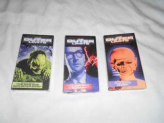 LOT OF 3 The Outer Limits.THE MAN WHO WAS NEVER BORN,THE MAN WITH THE