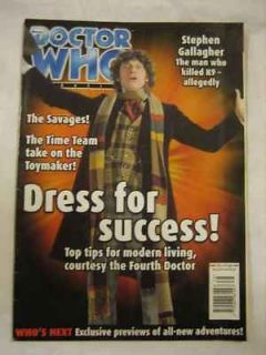 Magazine #295 Sep. 2000 Stephen Gallagher K 9 Savages Toy Maker Baker