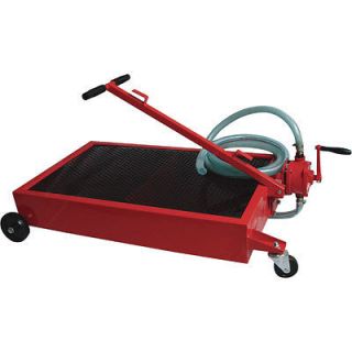 Northern Tools Steel Low Profile Oil Drain Dolly and Pump 15 Gals #STF