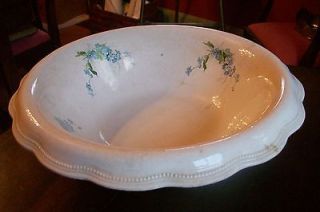 East Palestine Pottery Company Antique Wash Basin, Queen, Wonderful