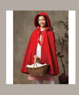 KIDS Red Riding Hood Satin Cape Cloak S t XL Choice Vampire Black Red