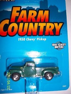 Ertl green 1950 chevy pickup truck 1/64 farm toy