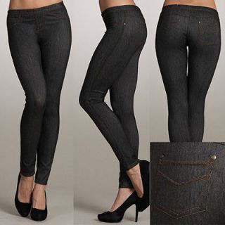 Love21 Denim JEGGINGS Knit Skinny Jeans Leggings Cotton Pants S/M L/XL