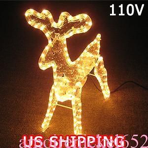 3D Reindeer Lights Outdoor Festival Party Home Decoration Gift