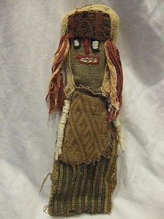 Haunted Vintage VOO DOO Doll w Hand sewn face Creepy