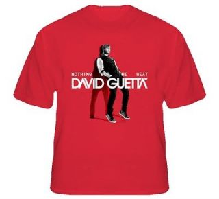 DAVID GUETTA DJ HOUSE MUSIC RED T Shirt
