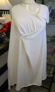 NWT LEE ANDERSEN SLEEVELESS BEIGE TUNIC TOP MADE IN THE U.S.A.