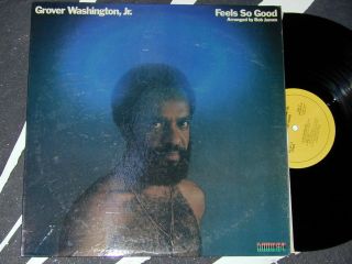 GROVER WASHINGTON JR. Feels So Good Kudu LP 1975 Jazz Fusion Classic