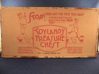 Dent Toy   Lands Treasure Chest / BOX ONLY