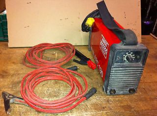 Airco esab 130 amp dc arc welder mini arc 130 with cables electrode
