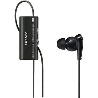 (MDR NC13) Black In Ear Noise Canceling Stereo Earbud Headphones