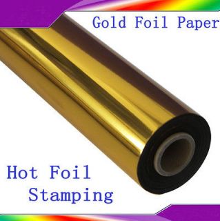 7X131 yds Hot Stamping Paper Heat Transfer Anodized Gilded Paper Hot