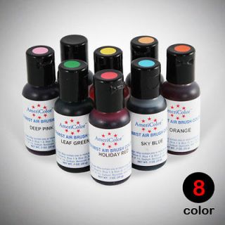 AMERICOLOR AMERIMIST AIRBRUSH FOOD CAKE COLORS 0.7 oz