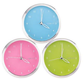Non Ticking Silent Small Spring Breeze Wall & Desk Clock with Alarm