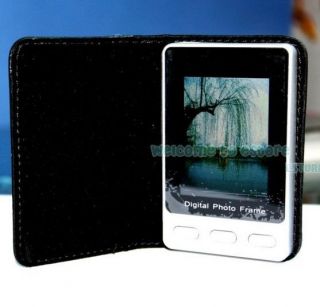32MB Leather Case Mini 2.4 LCD Digital Photo Picture Frame Album