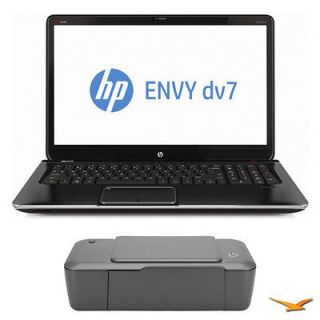 Packard ENVY 17.3 dv7 7250us Notebook PC and HP 1000 Printer Bundle
