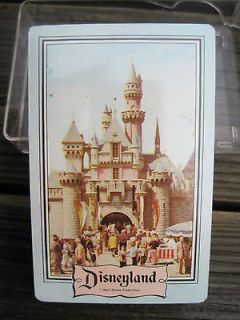 Vintage Disneyland Playing Cards Castle New Sealed Package Deck USA