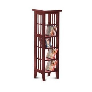 Two Cherry Finish Book Shelf / Case DVD / Cd Racks   Great for Rvs and