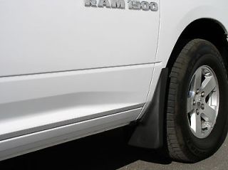Dodge Ram 1500 2500 3500 2009   2013 Front black molded splash mud