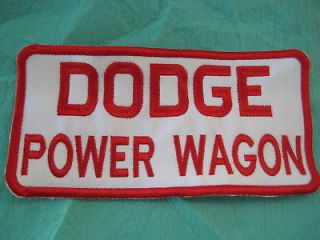 Newly listed Large Dodge Power Wagon Patch 7 3/4 X 4