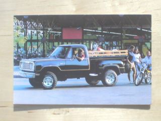DODGE WARLOCK PickUp Truck Post Card PostCard