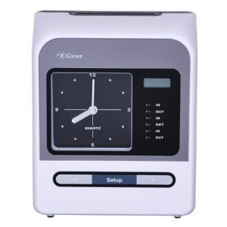Monthly Employee Attendance Card Punch Digital Time Clock