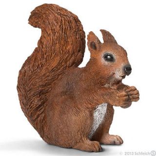 Schleich 14684 Squirrel Eating Toy Wild Animal Figurine New for 2013