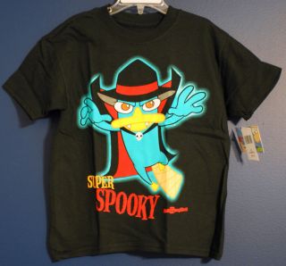 New Disney Parks PERRY Phineas & Ferb Super Spooky Costume T Shirt XS