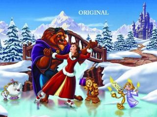 Beauty and the Beast 4 Cross Stitch Pat Belle Disney