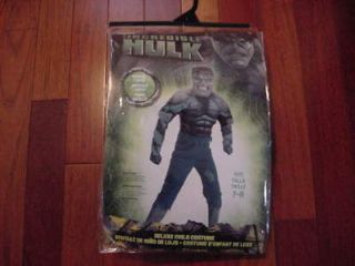 NEW BOYS CHILD DISGUISE HULK DELUXE Mask Muscle Chest Costume