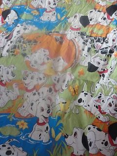 101 DALMATIANS DISNEY TWIN FITTED BED SHEET USA 39X75 NICE L@@K